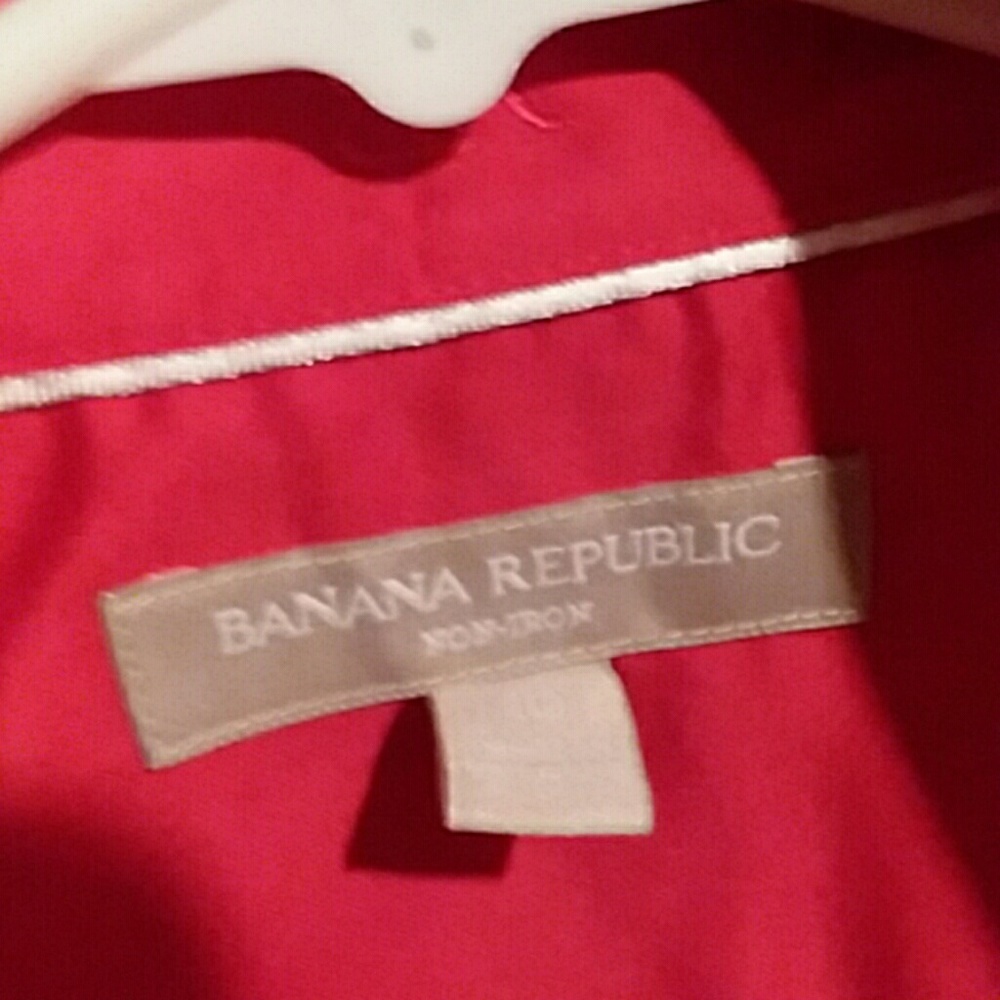 Red button down - Picture 2 of 2